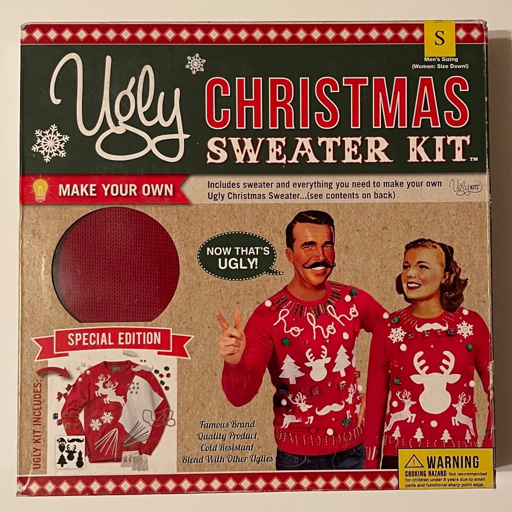 Ugly Christmas Sweater DIY Kit